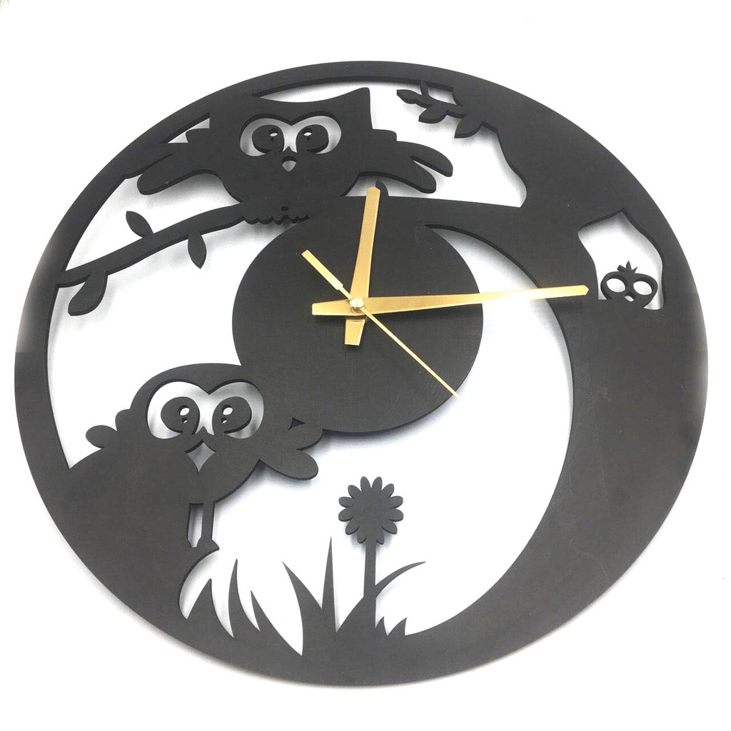 นาฬิกาแขวน - นาฬิกา CAT OWL
