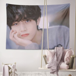 🌟BTS ผ้าตกแต่ง ผ้าตกแต่งห้อง ผ้าแขวนผนัง พื้นหลังผ้าแขวน ผ้าข้างเตียง แต่งห้องนอน  ผ้าตกแต่งห้องพิมพ์ลายสวยๆ ตกแต่งห้อง