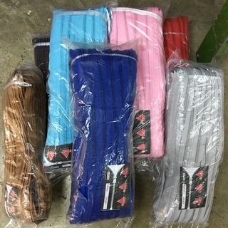 ซิปเบอร์ 5 แพค 100 หลา 20 สี ซิปไนล่อน ซิปม้วน ซิปหลา ตราเพชร