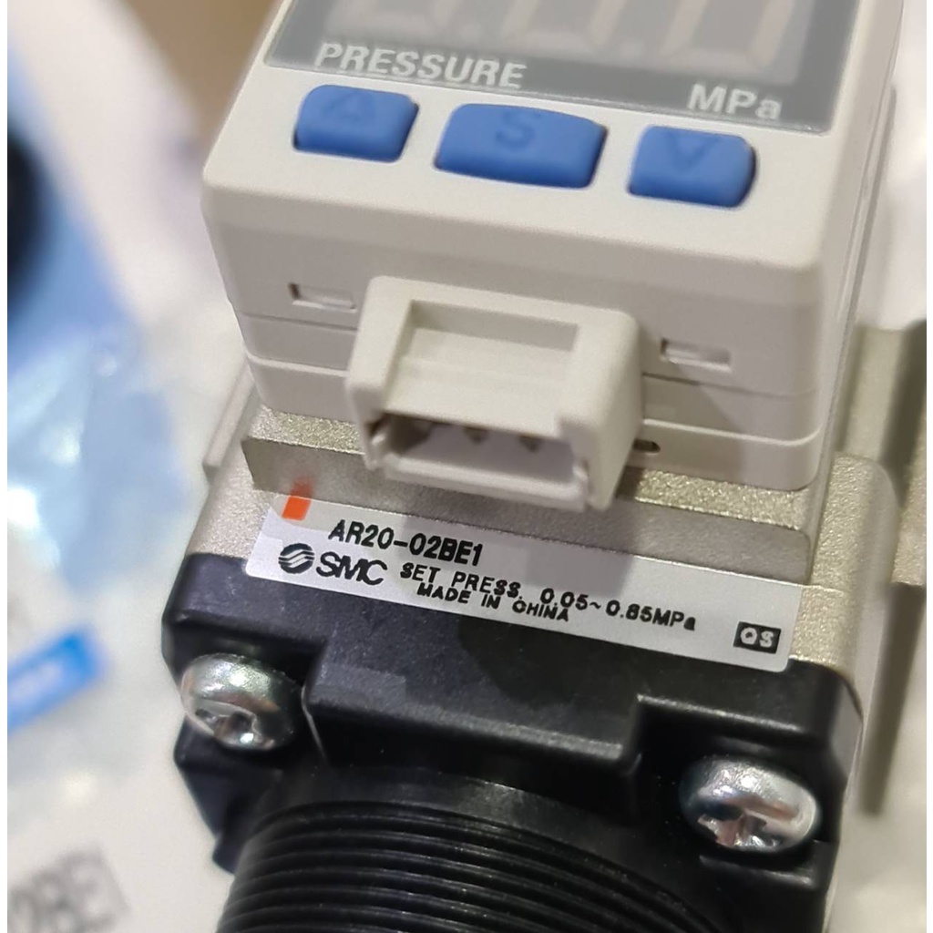 SMC AR20-02BE1 ISE35-N-25-M Pneumatic Air Pressure Regulator with Digital Pressure Switch Pressure S