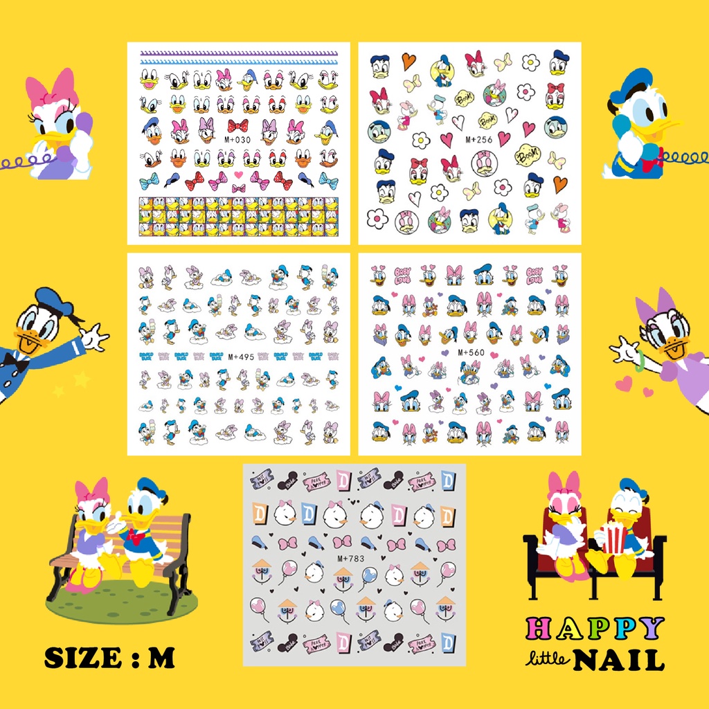 สติกเกอร์ติดเล็บ (M) | Donald Duck, Disney