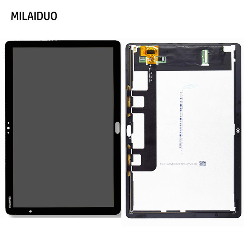 สําหรับ Huawei Mediapad M5 Lite 10.1 BAH2-L09 L09C W19C จอแสดงผล LCD หน้าจอสัมผัส Digitizer Assembly