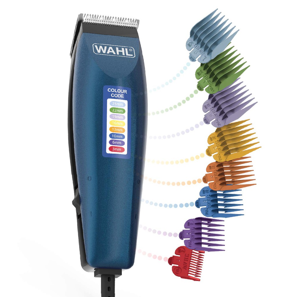 WAHL Hair Clippers for Men, Colour Pro Corded Clipper, Head Shaver, Men's Hair Clippers, Colour Code