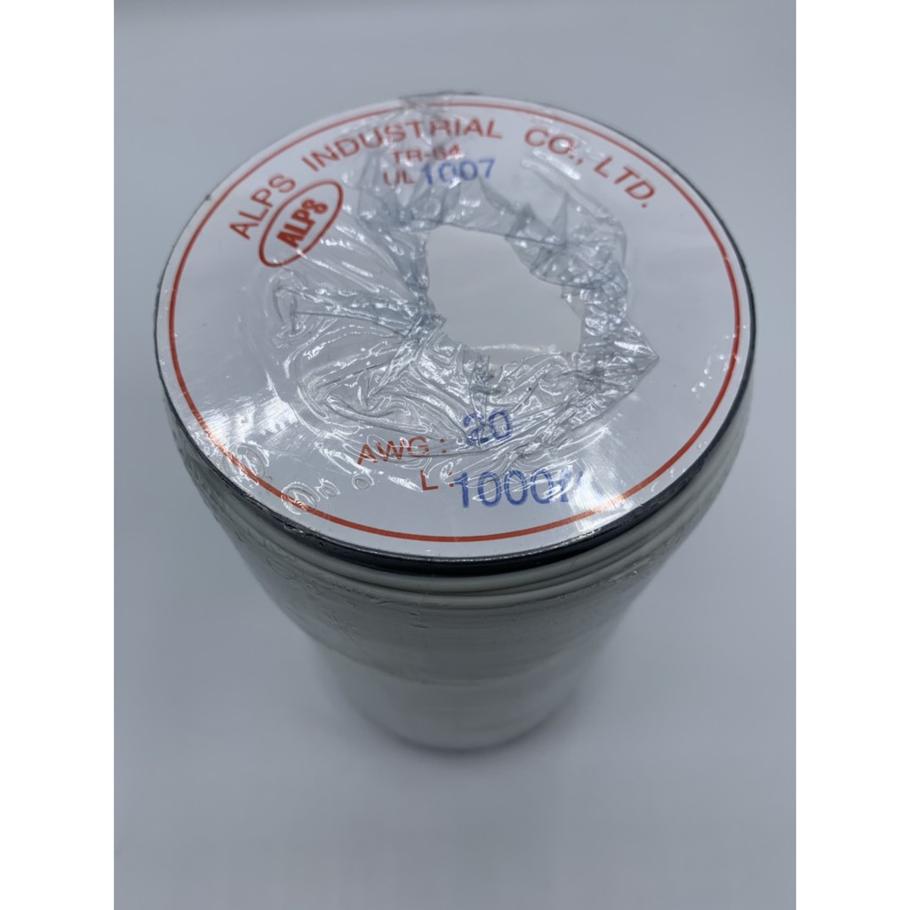 สายไฟ AWG 20 ยาว 1000FT ชนิด UL1007 300V สายอ่อน สายฝอย สายต่อวงจร