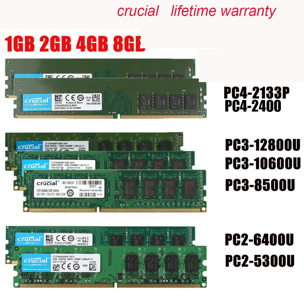 ใหม่สำคัญ DDR4 RAM 4GB 8GB 2133MHZ 2400MHZ 2666MHZ DDR3 1333MHz 1600MHz UDIMM หน่วยความจำเดสก์ท็อป RAM