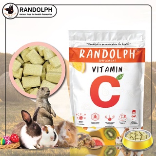 RANDOLPH  Vitamin C วิตามินซี  ขนมเชิงสุขภาพทางเลือกสำหรับสัตว์กินพืชขนาดเล็ก ขนาด 70 กรัม.