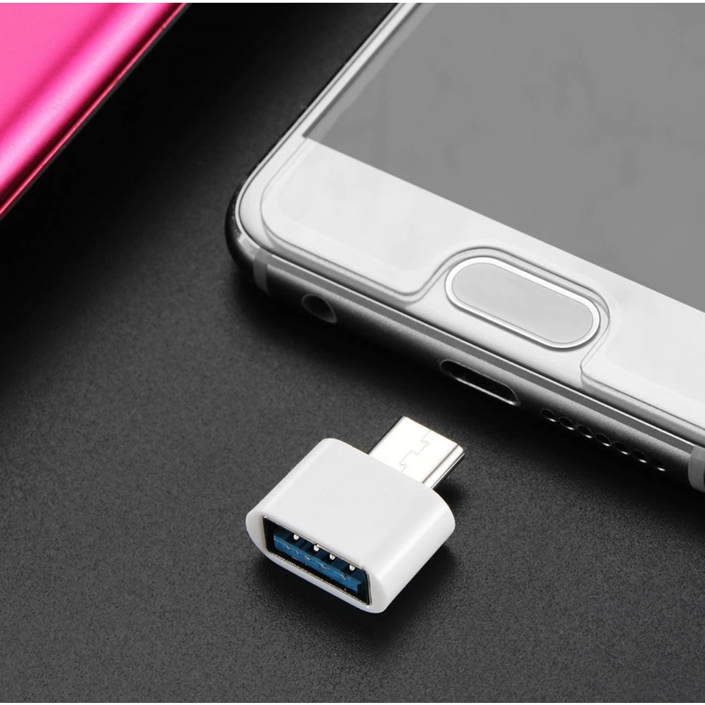 อะแดปเตอร์ OTG Micro USB สําหรับโทรศัพท์ Android Type C Male To USB Female