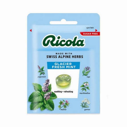 🍭Ricola ลูกอมสมุนไพร ไม่มีน้ำตาล แบบซอง 17.5 กรัม