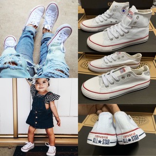 รองเท้าเด็ก converse all star kids สีขาว 🧨🌸🗽👶🏻