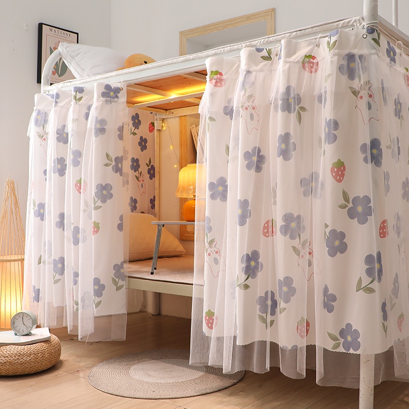 แนะนำ ผ้าม่าน 1.35*2m วันแดดหอพักนักศึกษาผ้าม่านหอพักวิทยาลัยเตียงเดี่ยวชั้นบนเตียงสองชั้น ราคาพิเศษ มีเก็บเงินปลายทาง