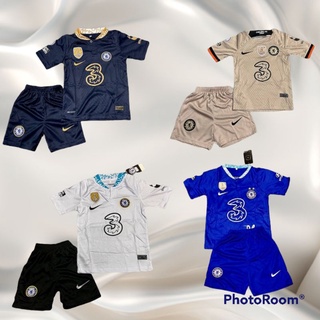 ชุดบอลเด็ก เสื้อ+กางเกง ทีมเชลซี