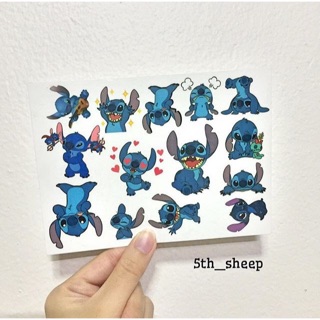 Stitch tattoo sticker set