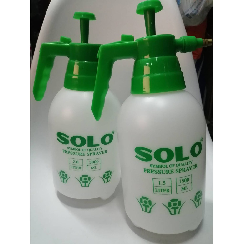 SOLO ถังพ่นยาของแท้(SOLO) หัวทองเหลืองปรับหัวฉีดได้พ่นปุ๋ย กระบอกฉีดน้ำ (SOLO) ขนาด 1.5 ลิตร !!! ราคา ดี !!!