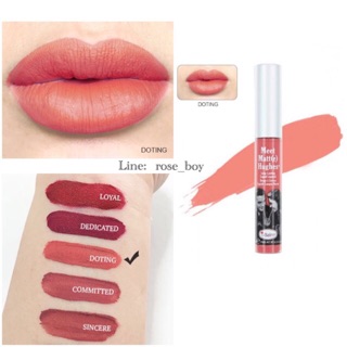 สีส้มนู้ด The Balm Meet Matte Hughes Long Lasting Liquid Lipstick