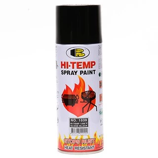 Bosny สีสเปรย์ทนความร้อน 1200°F บอสนี่ ขนาด 400 CC. สเปรย์ทนความร้อนสูง สีทนความร้อน Hi-temp 1200F