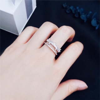 พร้อมส่ง💍 แหวนเพชรcz (รุ่น P41)