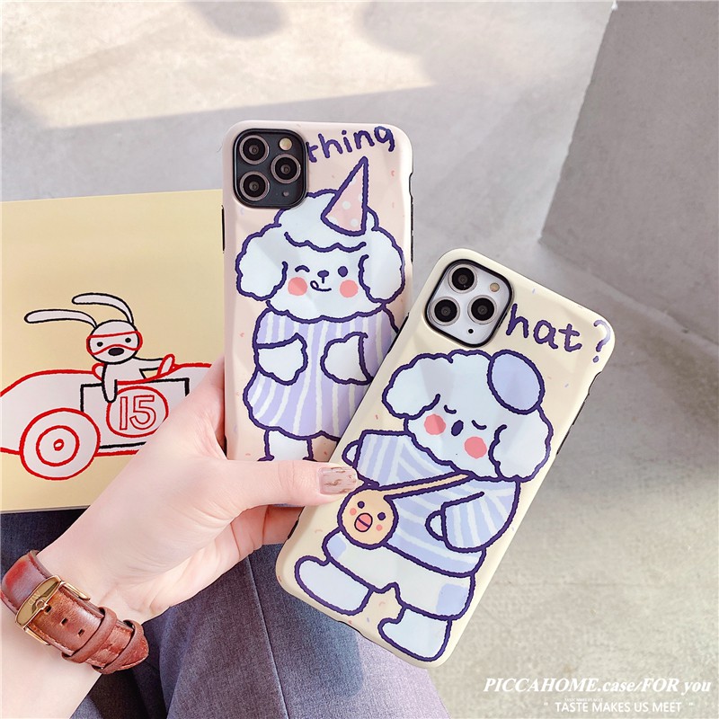 แกะการ์ตูนสำหรับ Apple x mobile phone case iPhone11pro / xsmax / xr / iphonex silicone 8plus