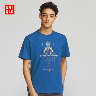 Uniqlo เสื้อยืดแขนสั้น EVA พิมพ์ลาย สําหรับผู้ชาย และผู้หญิง (UT)