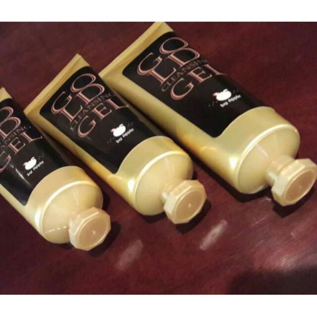 Gold cleansing gel