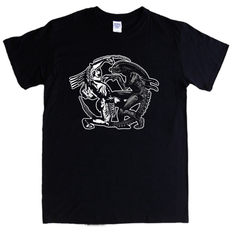 ALIEN V PREDATOR เสื้อยืด S - 3XL Arnie Sci Fi Movie Film Queen MEN T เสื้อแขนสั้นสันทนาการแฟชั่นฤดู