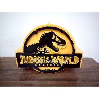 ถังป๊อปคอร์น จูลาสสิค เวิร์ด มีไฟเปิด/ปิดได้ เป็นโคมไฟ/กล่องไฟสวยๆ Jurassic World Dominion Bucket