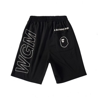 BAPE SWEAT SHORTS hollow letters casual shorts