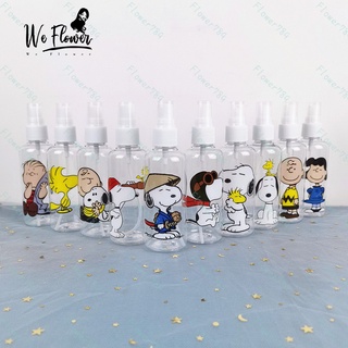 ขวดสเปรย์เครื่องสําอางแบบพกพาลายการ์ตูน Snoopy 100 มล.