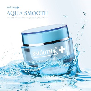 **หมดอายุ12/2023 เจลเติมน้ำให้ผิว SMOOTH E AQUA SMOOTH INSTANT &amp; INTENSIVE WHITENING HYDRATING FACIAL CARE 40G.