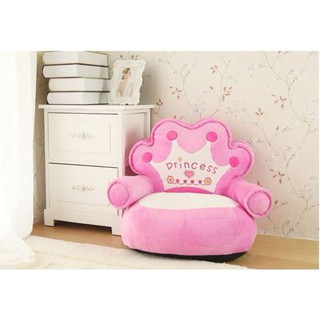 เก้าอี้เด็ก / เบาะนั่งเด็กเจ้าหญิงน้อย สีชมพู นุ่มนิ่ม น่ารัก แสนสบาย Baby - Kid cushion seat sofa (สีม่วง)