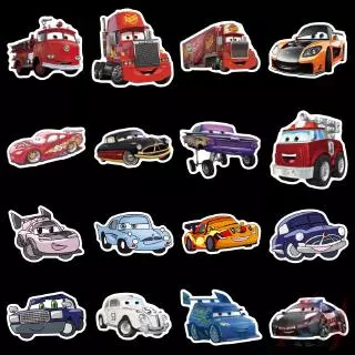 ❉ Cartoon Cars Series 01 สติ๊กเกอร์ ❉ 50Pcs/Set DIY Mixed Luggage Laptop Skateboard Decals Doodle สติ๊กเกอร์