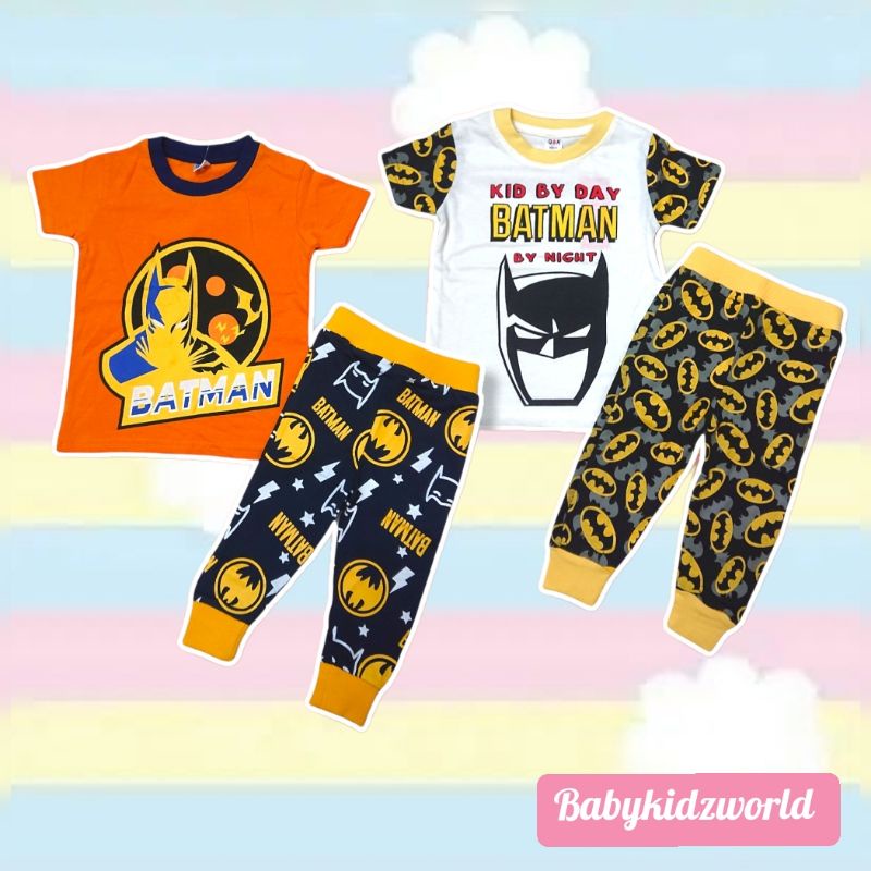 [1-6Y] PYJAMAS BOY BAJU TIDUR SUPERHERO