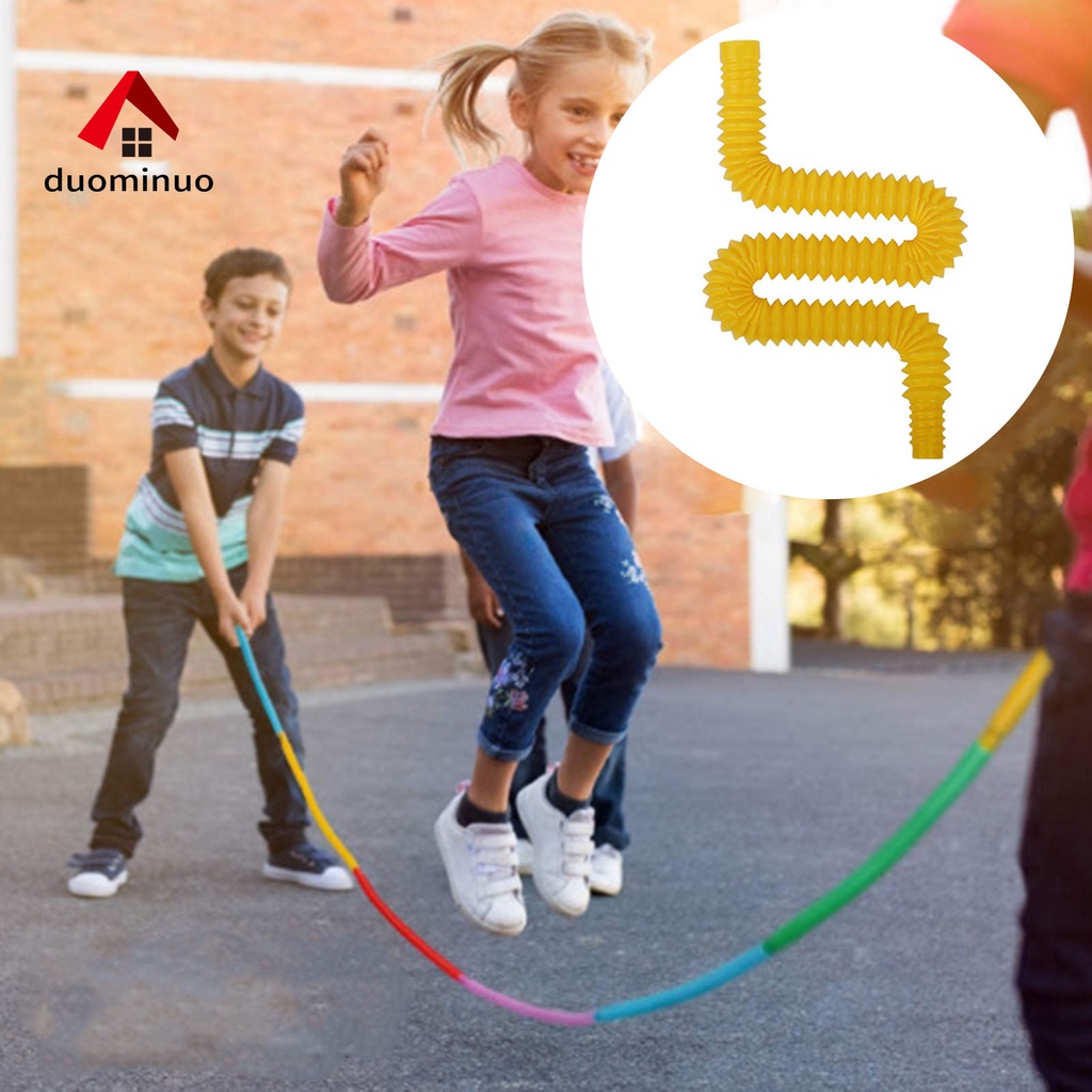 Duminuo Tube Creative การศึกษาพลาสติกออทิสติกเด็ก Fidgets Pop Tube สําหรับ Home