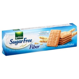 กัลลอน บิสกิตไฟเบอร์ สูตรไม่มีน้ำตาล Gullon Sugar Free Fiber Biscuit 170g