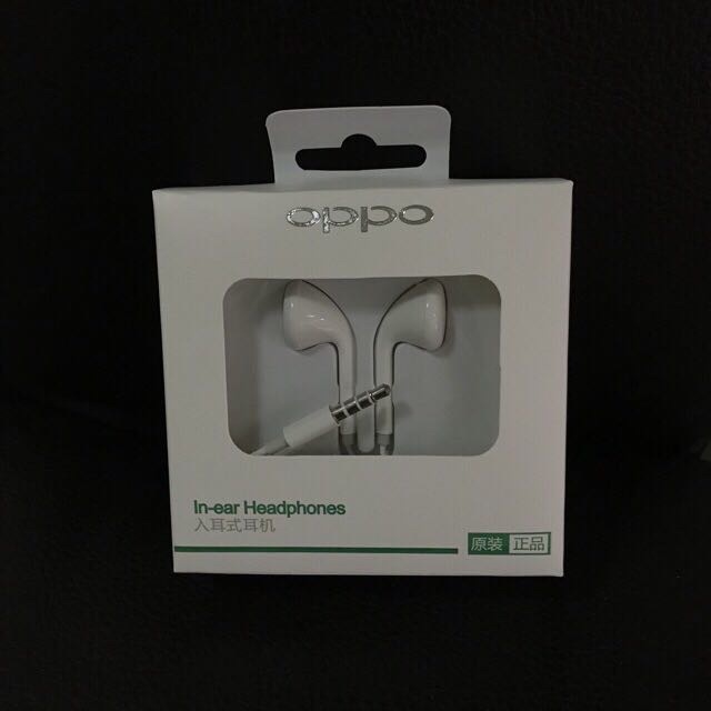 หูฟัง OPPO EARPHONEหูฟังคุณภาพสูง เบสหนักสามารถใช้ได้หลายรุ่น ของแท้100% รับประกัน 1 ปี
