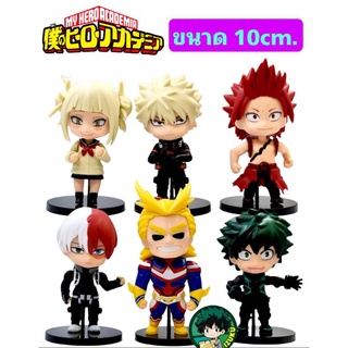 โมเดล My Hero Academia มายฮีโร่อคาเดเมีย ออลไมท์ เซ็ท6ตัว ขนาด10cm.