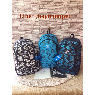 Adidas backpack outdoor sports bag Polyester แท้ 100%