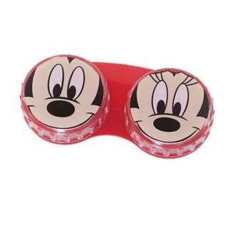 ที่ใส่คอนแทคเลนส์ Contact Lens Case Mickey &amp; Minnie Disney Made in Japan ลิขสิทธิ์แท้