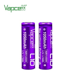 Vapcell INR14500 L10(1050mAh 3.7V) 2 ก้อน แถมกล่องใส่ถ่าน