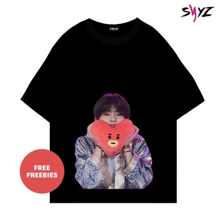 เสื้อยืดสีดำอินเทรนด์(พร้อมส่ง) เสื้อยืด พิมพ์ลาย Taehyung BTS | Bts SERIES | กิมแทฮยอง | โดย sayzcoS M L   XL  XXL