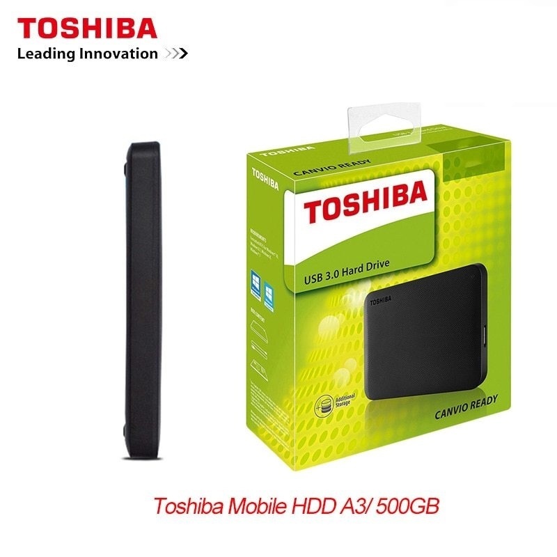 Bargain price Toshiba©  500GB External HDD Portable Hard Drive Disk HD  2.5"  USB 3.0  Backup Mobile H