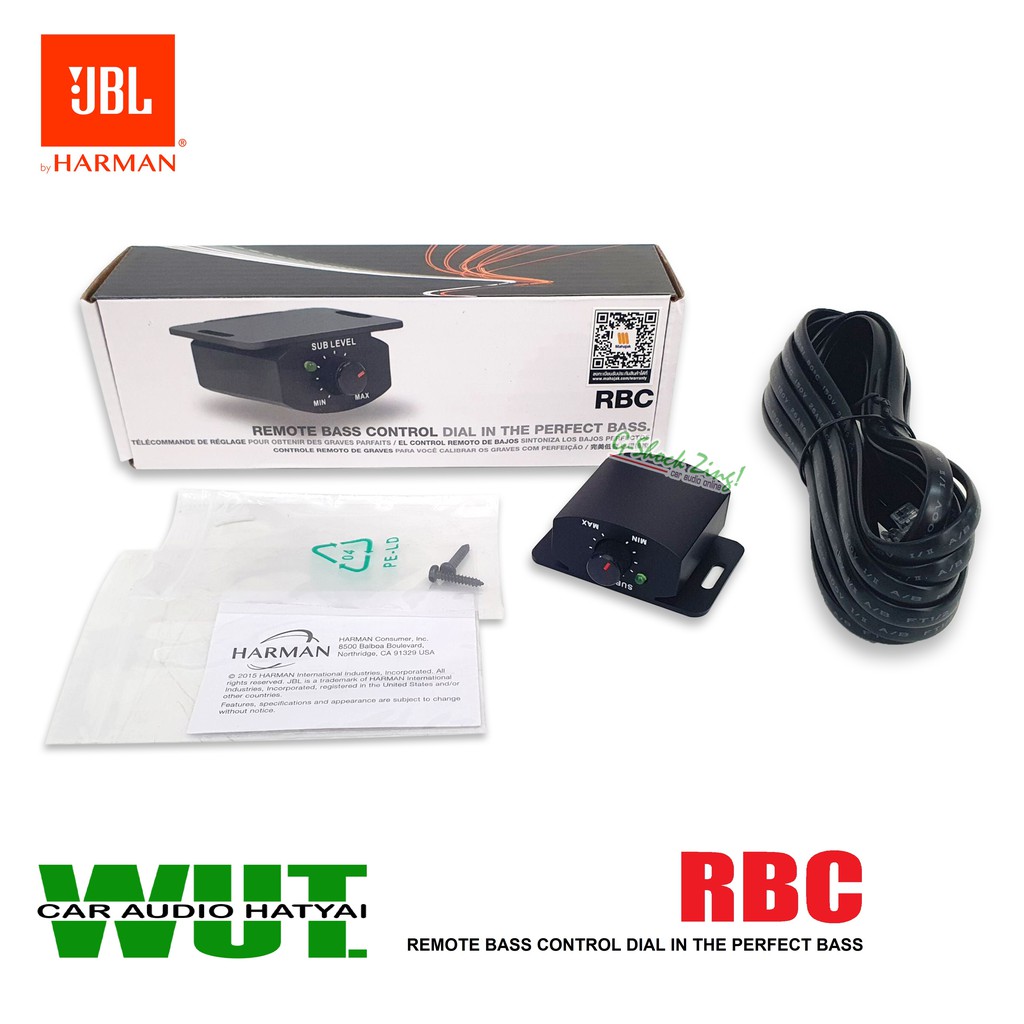 JBL REMOTE BASS CONTROL รีโมทบูสเบส+พร้อมสาย สำหรับ ซับบ๊อก JBL รุ่น RBC =1ชุด Shopee Thailand