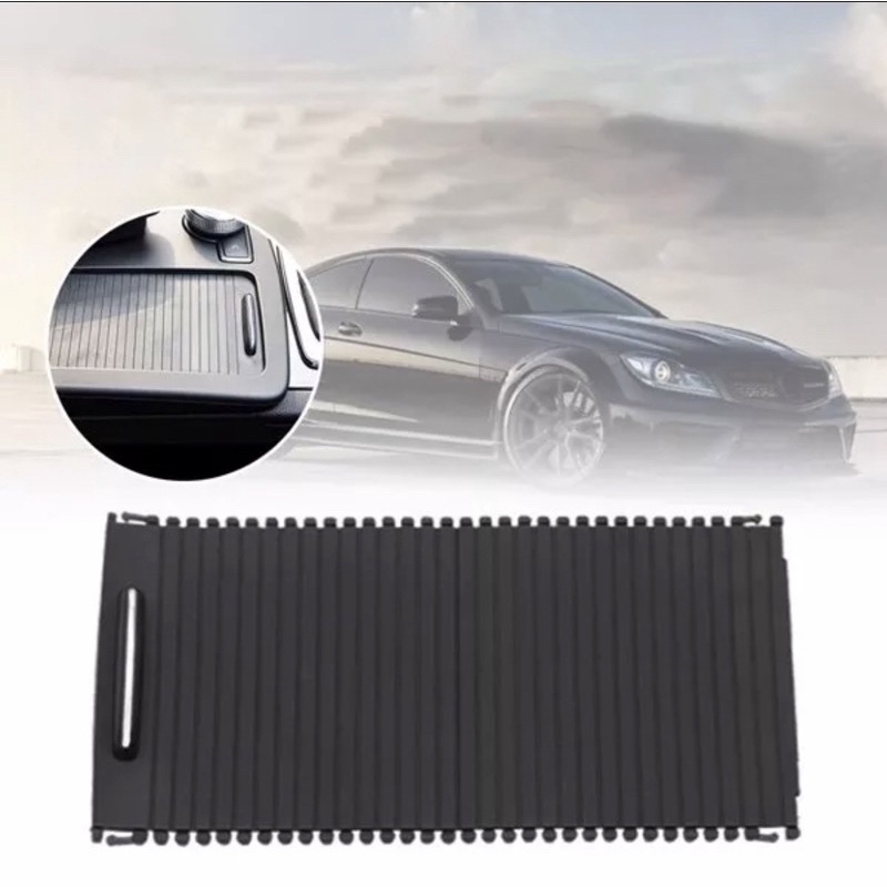 พร้อมส่ง ฝาปิดคอนโซนกลาง Benz W204 W212 W207 ที่วางแก้วม่านม้วน