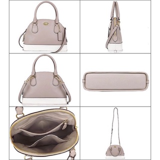 กระเป๋าสะพาย Coach Mini Cora Dome Satchel โดม มินิ ของแท้