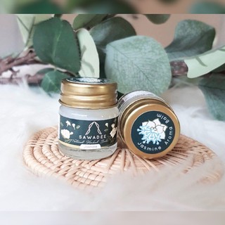 ซื้อ 2 ชิ้น ขนาด 8 กรัม SAWADEE Jasmine Aroma Balm 2in1 ใช้ดม ใช้ทา อโรม่า สูตรเย็น เนื้อเจล กลิ่นมะลิ