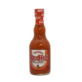 Franks Original Red Hot Sauce 12 Oz  แฟรงค์ซอสแดงร้อนดั้งเดิม 12 ออนซ์