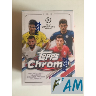 พร้อมส่ง 2020-21 Topps Chrome UEFA Champions Blaster Box การ์ดสะสมฟุตบอล