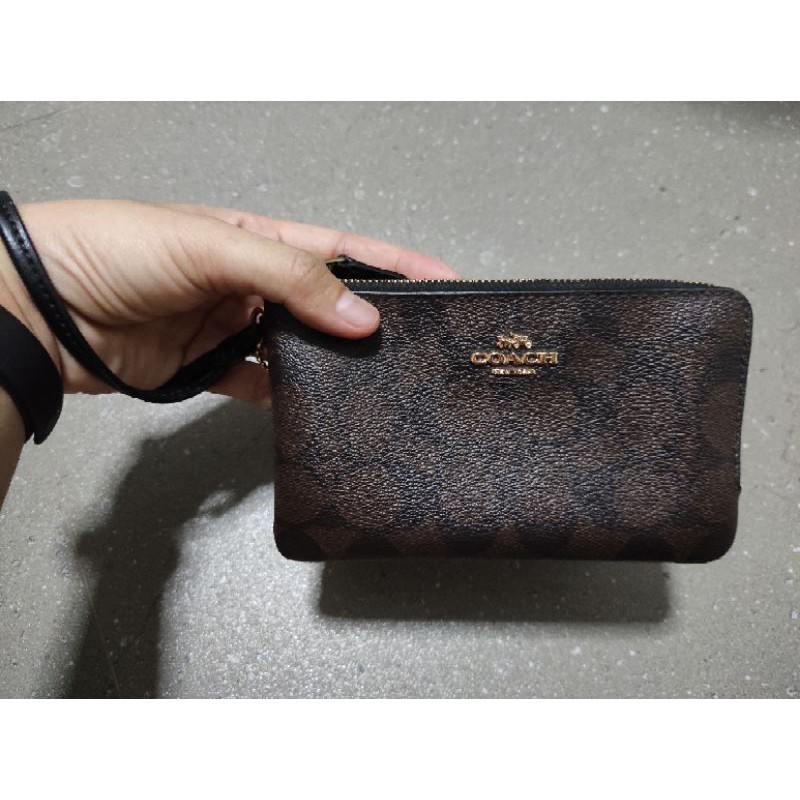 Coach 2 ซิป S คล้องมือ(ของแท้100%)