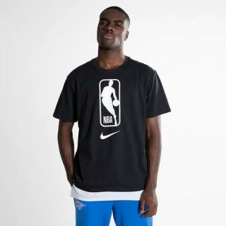 โลโก้เสื้อยืด Nike NBA สีดําและสีขาว 2Ib