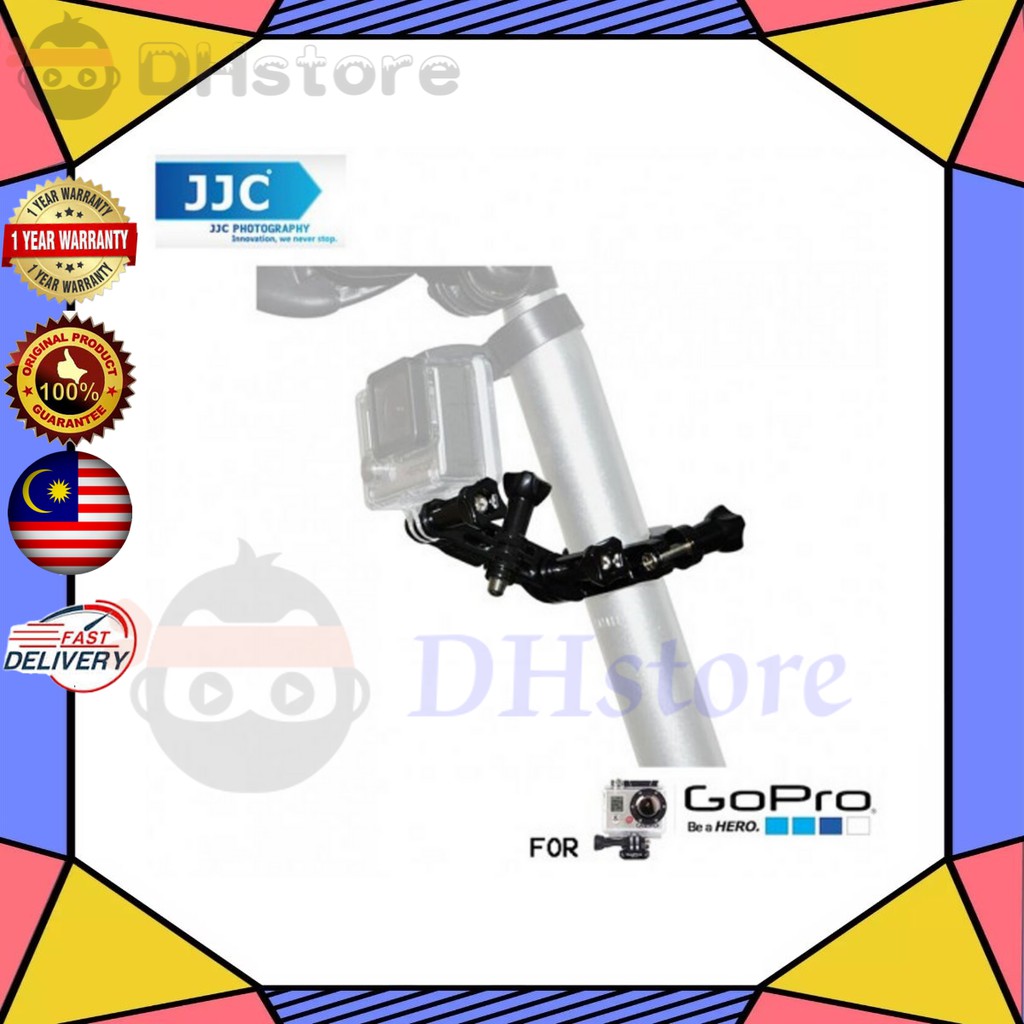 JJC GP-J6 Roll Bar Mount BIKE ผู้ที่ชื่นชอบมอเตอร์สําหรับ SJ50 GoPro Hero 4/3+/3/2/1