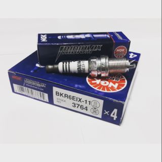 NGK BKR6EIX-11 #3764 Iridium Power Spark Plug(4หัว) Made in Japan